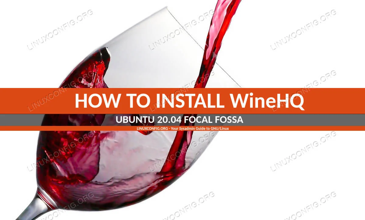 Install Wine on Ubuntu 20.04  LTS.